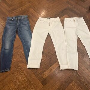 Lot of 3 7 for all mankind jeans, size 23 gently worn